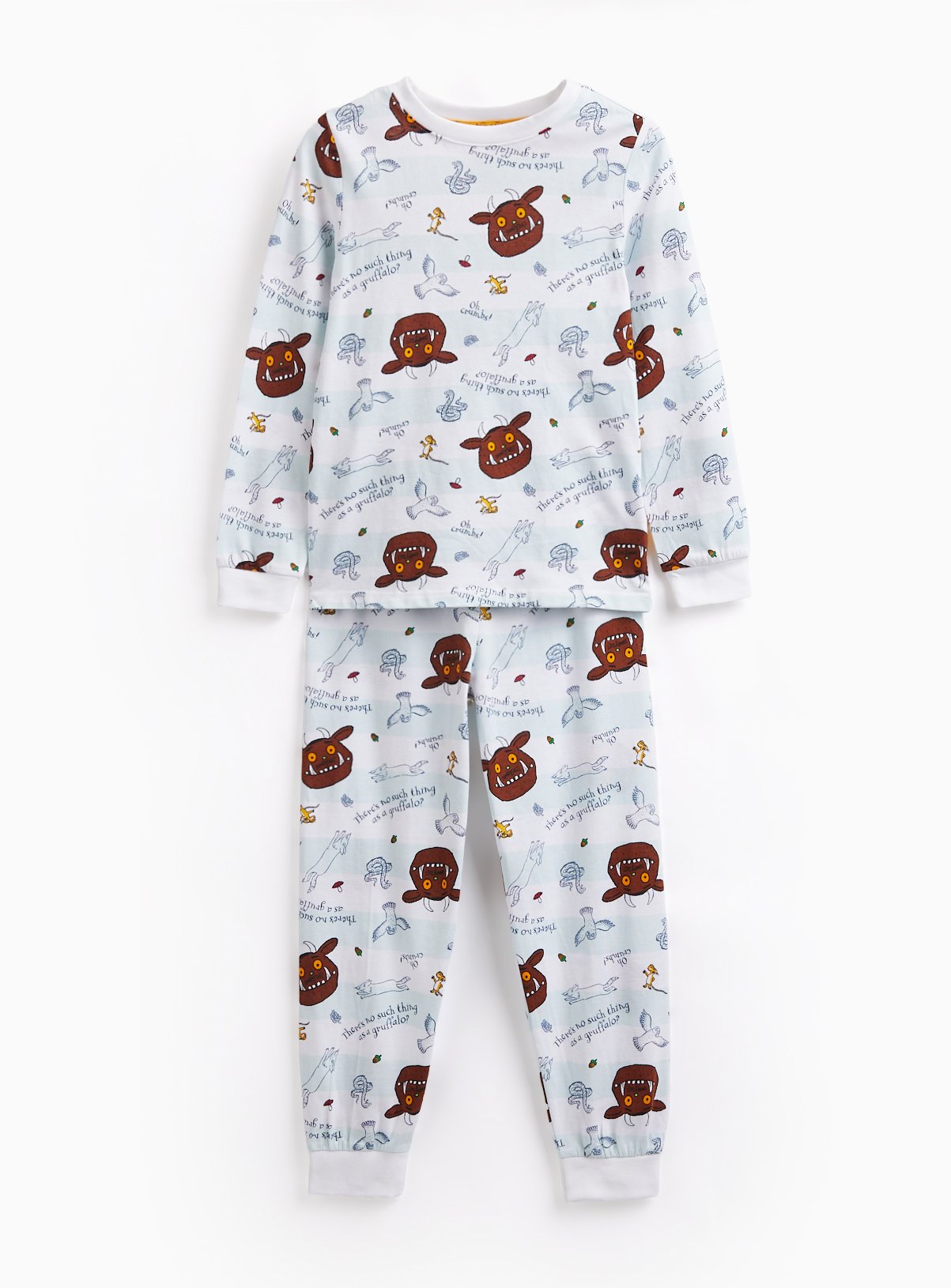 Light Blue Gruffalo Print Pyjamas 3-4 years - Image 1 thumbnail